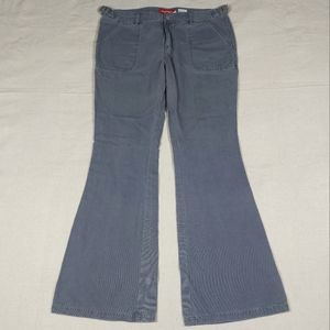 Unionbay Jeans Size 17 Juniors Gray Flared Y2K Vintage Denim